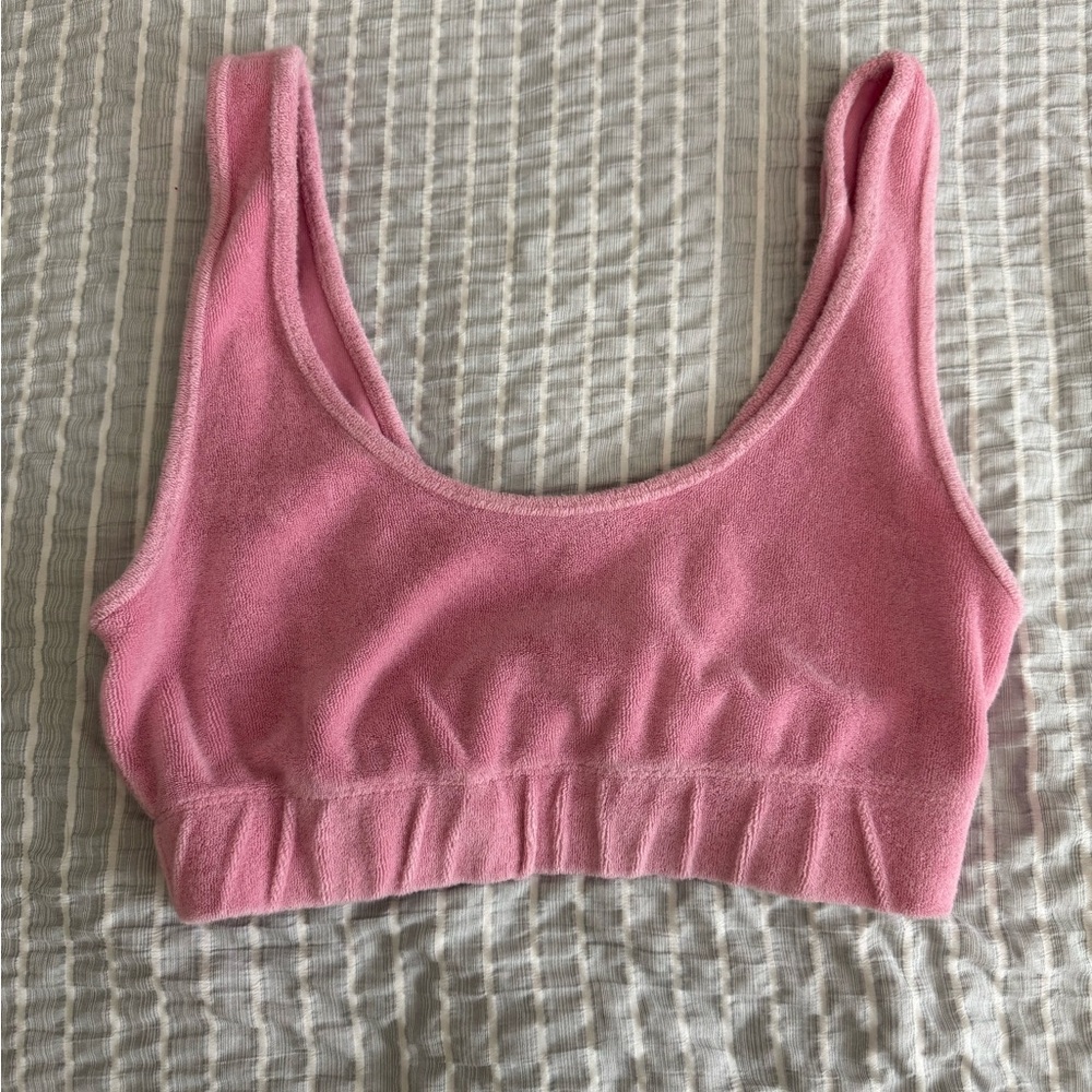 Zara Pink Terry Cloth Matching Set